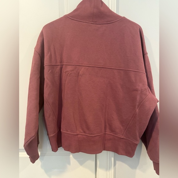 ALO Yoga Hazy Mock Neck Pullover in Smoky Quartz size S - Picture 4 of 4